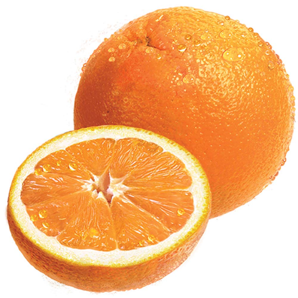 orange moitié